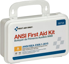 Load image into Gallery viewer, First Aid Only Bulk ANSI A 10-Person Emergency First Aid Kit for Home, Work, and Travel, 71 Pieces (90754)
