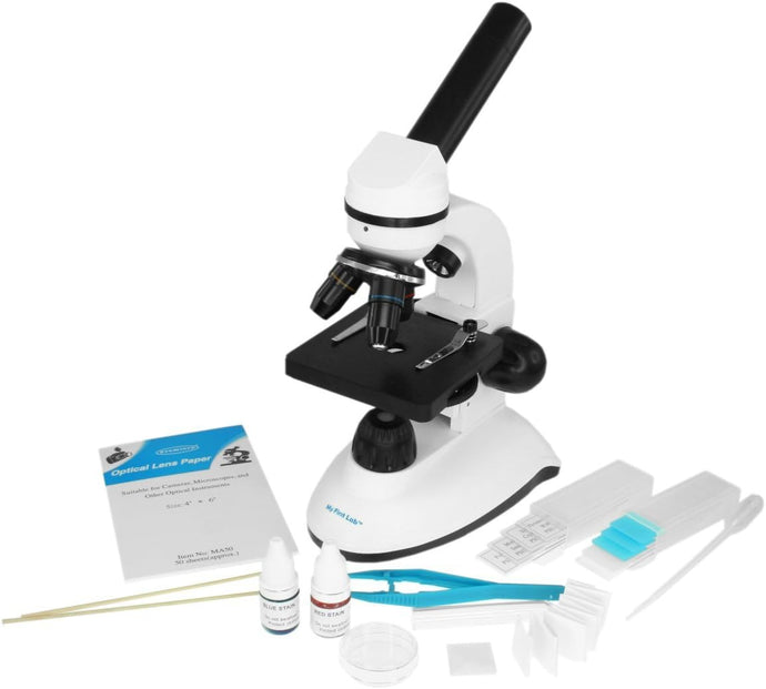 Duo Scope Microscope - Young Scientist Microscope Set, Microscopes for Students, EDU Science Microscope, Microscope Toy, Kids Microscope Set, Laboratory Kit for Kids (MFL-06)