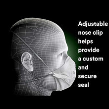 Load image into Gallery viewer, 3M N95 Respirator, VFlex Particulate Respirator, Disposable, Sweeping, Sanding, Grinding, Sawing, Bagging, Dust, 50/Box (9105)
