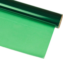 Load image into Gallery viewer, Hygloss Green Cellophane Wrap, 12½ Foot Roll, 20" Width (71503)
