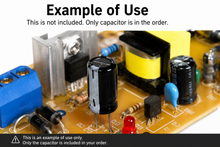 Load image into Gallery viewer, 10 Pack Electrolytic Radial Lead Capacitor 35V 470µF
