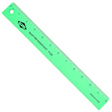Load image into Gallery viewer, Alvin 12&quot; x 1.5&quot; Straight Plastic School Ruler, RANDOM COLOR (FL02)
