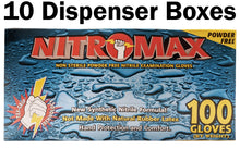 Load image into Gallery viewer, 1,000 Count SIZE SMALL Powder-Free Nitrile Gloves, 5 Mil, Food Grade, Disposable (Blue Color)
