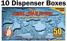 Load image into Gallery viewer, Total Max Hi-Risk 500 Count SIZE MEDIUM Powder-Free Latex Gloves, 15 Mil
