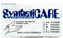 Load image into Gallery viewer, Syntheticare Powder-Free Vinyl Exam Gloves – 4 Mil - Box of 100 (Small)
