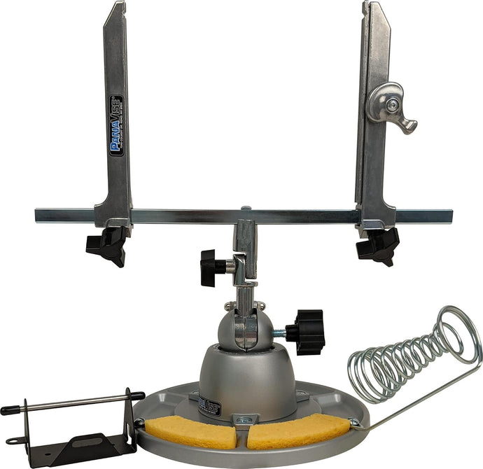 PanaVise Electronic Work Center with Base, Circuit Board Holder, Parts Tray, and Soldering Iron / Solder Spool Holder (324)