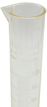 Load image into Gallery viewer, Kartell 100mL PMP Graduated Cylinder with Pentagon Base, 100:1
