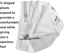 Load image into Gallery viewer, 3M N95 Respirator, VFlex Particulate Respirator, Disposable, Sweeping, Sanding, Grinding, Sawing, Bagging, Dust, 50/Box (9105)
