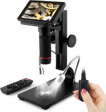 Load image into Gallery viewer, Andonstar 5 inch Screen 1080P Digital Microscope HDMI Microscope for Circuit Board Repair Soldering Tool (ADSM302)
