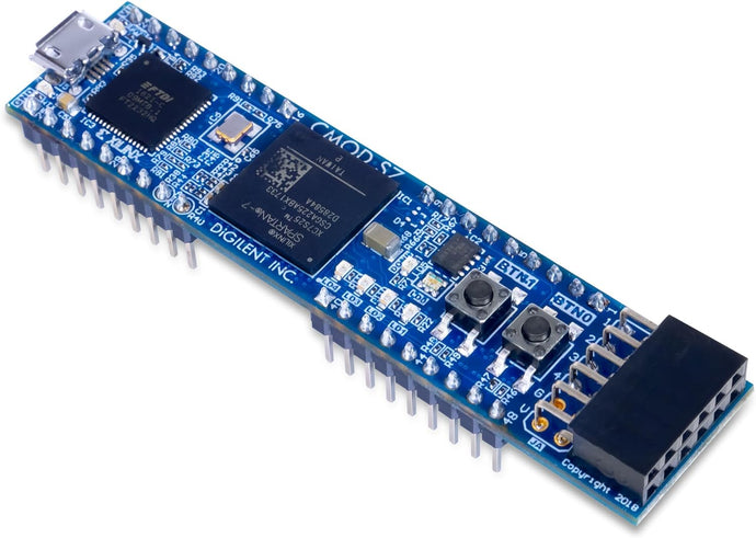 Digilent Cmod S7: Breadboardable Spartan-7 FPGA Module