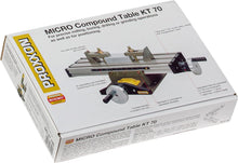 Load image into Gallery viewer, Proxxon MICRO KT 70 Compound Table for Precision Milling, Boring, Drilling Grinding, or Positioning (27 100)
