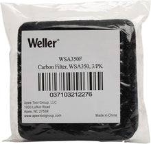 Load image into Gallery viewer, Weller WSA350F Carbon Filters for WSA350 Fume Absorber (3 Pack)
