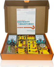 Load image into Gallery viewer, Electricity and Magnetism Kit Experiments STEM Science Kit for Kids, Electromagnetism Circuit Learning Set School Lab Physics Educational Toys, Birthday Gift for Boys Girls Age 8-16 Year Old
