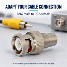 Load image into Gallery viewer, BNC Male to RCA Female - 10 Pack
