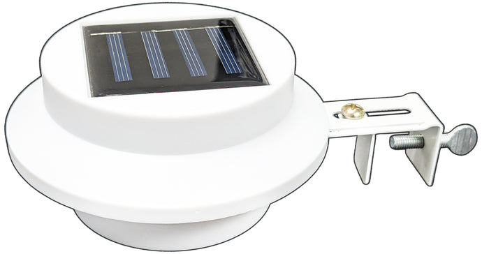 Outdoor LED Solar Light with Bracket - Water Resistant, Automatic On at Night / Off at Sunrise