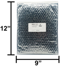 Load image into Gallery viewer, SCS 50 Pack 9&quot; x 12&quot; Resealable Cushioned Static Shielding Bags, Lightweight ESD Protective Packaging, Made in USA
