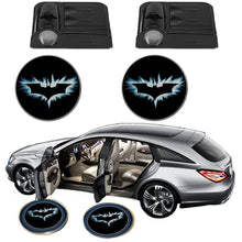 Load image into Gallery viewer, Set of 2 LED Car Door Bat Courtesy Light - Battery Powered (No Wiring Necessary)
