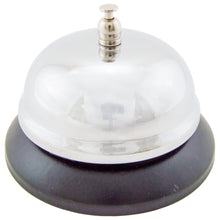 Load image into Gallery viewer, Pack of 4 Classic Metal Service Bells, Black Plastic Base
