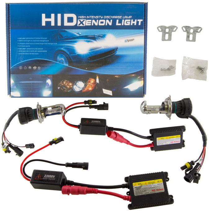 72% more light on road than Halogen bulbs | UV Block Quartz | Color Temperature between 4300K and 5000K | 92 Lumens compared to 18 for halogen | Blue/White and Purple/White light