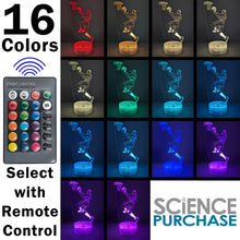 Load image into Gallery viewer, Basketball LED Night Light with Remote Control - 16 Different Colors, Adjustable Brightness, USB or Battery Power, 5 Modes
