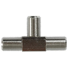 Load image into Gallery viewer, Coaxial T Adapter, F Female/Female/Female

