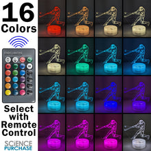 Load image into Gallery viewer, Baseball Swing LED Night Light with Remote Control - 16 Different Colors, Adjustable Brightness, USB or Battery Power, 5 Modes
