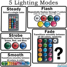 Load image into Gallery viewer, Basketball LED Night Light with Remote Control - 16 Different Colors, Adjustable Brightness, USB or Battery Power, 5 Modes
