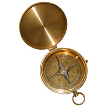 Load image into Gallery viewer, Large 4&quot; Brass Compass with Rosewood Storage Box, Fully Functional Nautical Pirate Cosplay Costume Decoration
