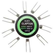 Load image into Gallery viewer, Pack of 10 pre-Built Clapton Coil Wires for D.I.Y. Projects
