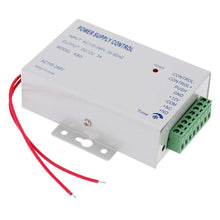 Load image into Gallery viewer, Door Access System Electric Power Supply Control with Adjustable Lock Time 0-15 Seconds DC 12V 3A / AC 110v
