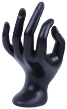 Load image into Gallery viewer, Bracelet and Ring Holder for Retail Display or Personal Jewelry, Black Polyresin Material (6½-inch Tall)
