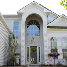 Load image into Gallery viewer, Huge 20&quot; Metal Letter A Wall Décor, Silver with Rusted Edges, Galvanized Wall Mountable Decoration for Country, Mid-Century, or Farmhouse Theme
