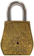 Load image into Gallery viewer, Solid Brass Owl Padlock with 2 Keys, Beautiful Fully Functional Lock, Sturdy Eye-Catching Shiny Gold Color with Detailed Design
