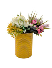 Load image into Gallery viewer, Multicolored Planter Set of 4, Colors - White, Black, Yellow, Blue
