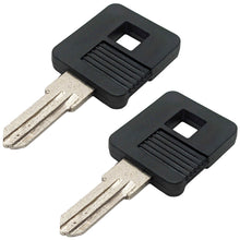 Load image into Gallery viewer, 2 Pack Uncut Blank Keys for 78KST330 and 78KR410 Cash Drawers, 0.95" Long x 0.25" Wide Blade
