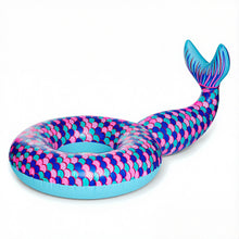 Load image into Gallery viewer, Giant Ride-on Inflatable Mermaid Fin Pool Float Beach Inner Tube (Supports Up to 200 Pounds)
