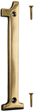 Load image into Gallery viewer, 6-inch House Number 1 (One) with Mounting Screws, Polished Brass, Shiny Gold Color, Suitable for Mailbox, Home, etc
