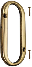 Load image into Gallery viewer, 4-inch House Letter "O" with Mounting Screws, Polished Brass, Shiny Gold Color, Suitable for Mailbox, Home, Apartment, Hotel etc
