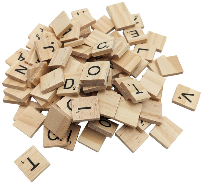 Full Set of 100 Replacement Tiles for Board Game and Crafts