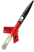 Load image into Gallery viewer, Estes Mini Der Red Max Model Rocket Launch Set, Intermediate Skill Level Kit with Mini Launch Controller and Mini Launch Pad (2445)

