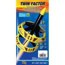 Load image into Gallery viewer, Estes 7250 Twin Factor 2-Stage Flying Model Rocket Kit (Advanced Skill Level)
