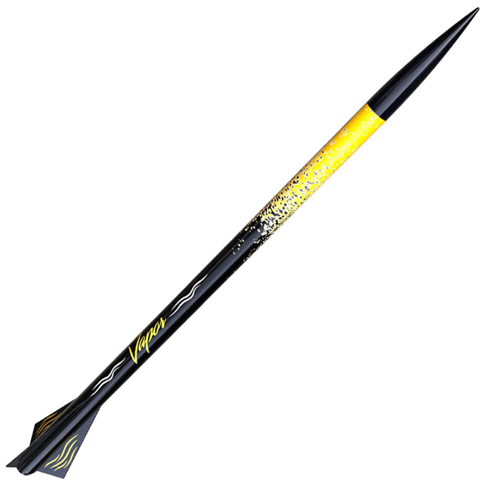 Estes Vapor Flying Model Rocket Kit with Yellow and Purple Color Options, Advanced Skill Level (007294)
