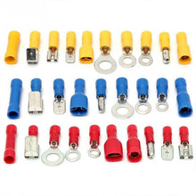 Load image into Gallery viewer, 480 Piece Electrical Terminal Assortment - Includes Convenient Case - Electrical Wiring Wire Terminal Crimp Connector Kit Butt Spade Set

