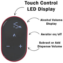 Load image into Gallery viewer, Cordless Electric Wine and Liquor Dispenser with Aerator Feature - Adjustable Dispensing Amount from 1mL to 999mL (1 Ounce to 33 Ounces), Rechargeable - Includes USB-C Charging Cable
