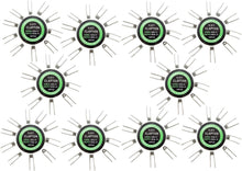 Load image into Gallery viewer, 100 Pack Pre-Built Clapton Coil Wires for D.I.Y. Projects (Packaged in 10 Plastic Jars with Lids, 10 Coils Per Jar)
