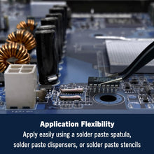 Load image into Gallery viewer, MG Chemicals 4860P 63/37 No Clean, Leaded Solder Paste, 35 g (1.2 oz) Pneumatic Dispenser - Complete with Plunger &amp; Dispensing Tip (4860P-35G)
