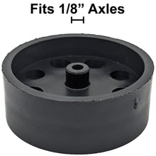 Load image into Gallery viewer, 100 Pack Black 40mm Rear Wheels for Shell Style Co2 Dragsters
