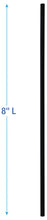 Load image into Gallery viewer, 500 Pack 1/8&quot; Diameter Slim Plastic Straws, 8&quot; Long - Suitable as Dragster Axle Bearings or for Craft Projects

