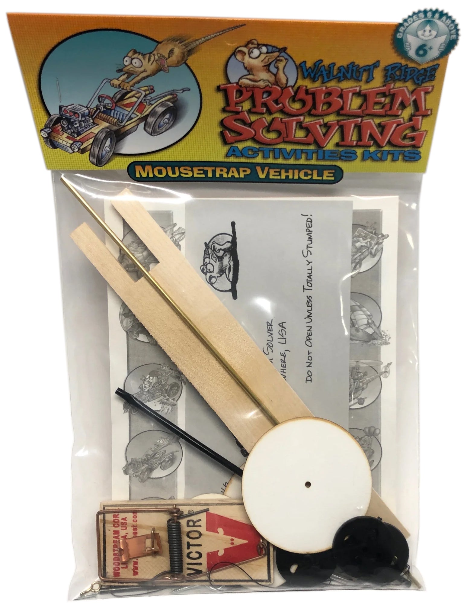 Mousetrap Propelled Vehicle Engineering and Design Kit – SciencePurchase