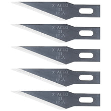 Load image into Gallery viewer, X-Acto 5 Count #11 Classic Fine Point Blades for #1 Knife Handle (X211)
